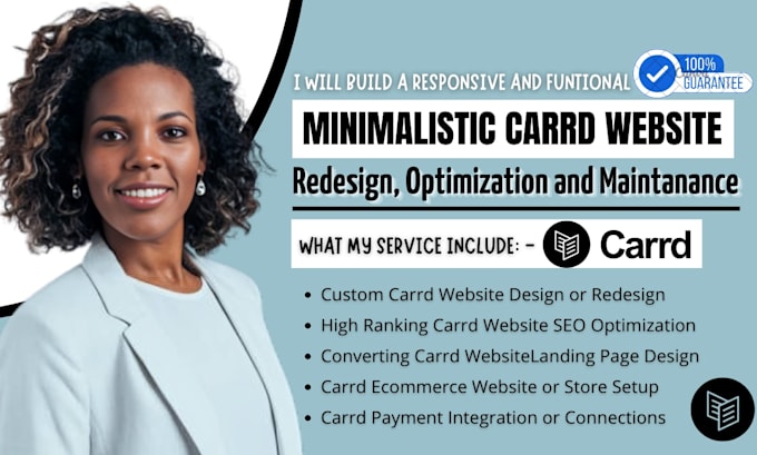 do minimalistic carrd website design carrd website redesign carrd landing page