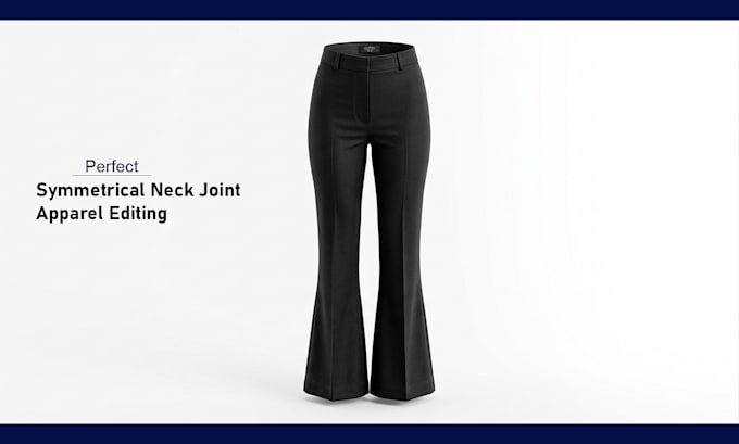 do high quality neck joint and apparel image editing