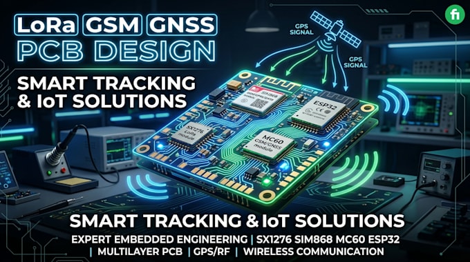 build lora GSM gnss embedded pcb for smart tracking devices