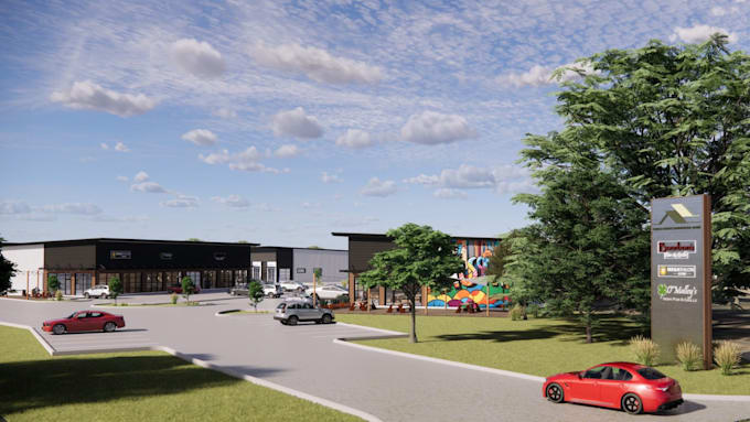 design and render 3d storefront, 3d kiosk, shop front and retail store interior