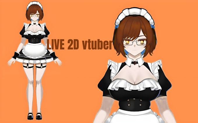 create anime live2d vtuber model vtuber rigging for vtuber studio