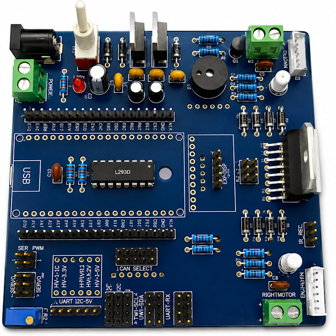 design, rf pcb, circuit schematic, esp32, iot, embedded pcb board in kicad