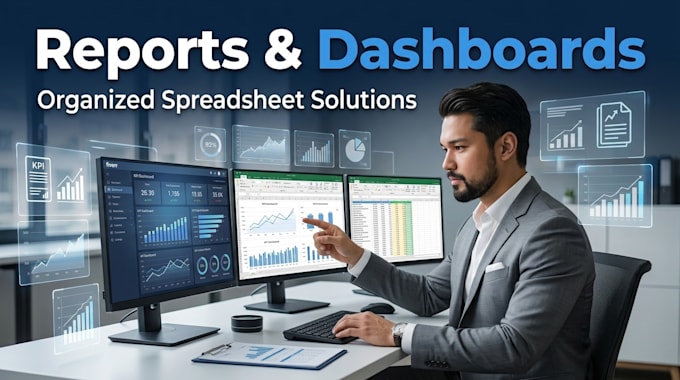 create reports, dashboards, and organized spreadsheets
