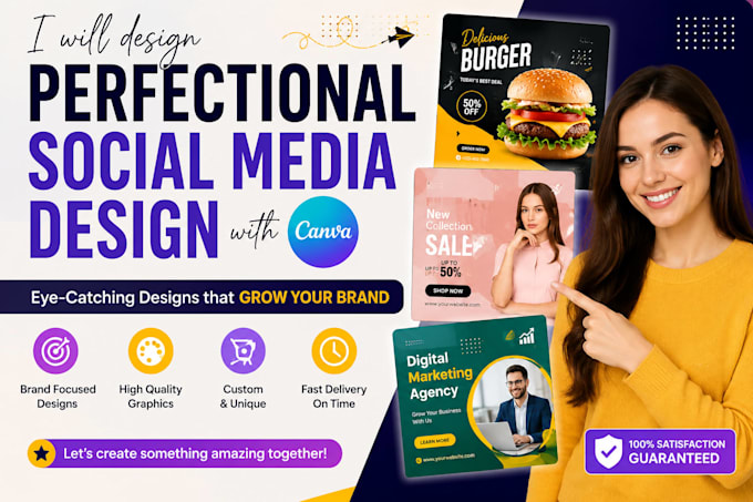 design professional social media posts in canva unique ways