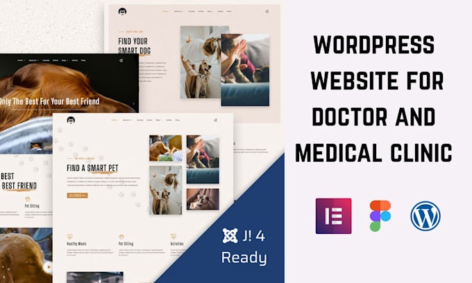 create a wordpress website for doctor and medical clinic