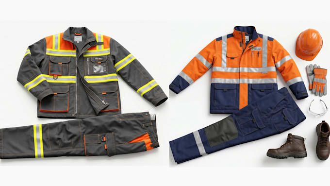 create realistic 3d protective workwear and uniform visualization