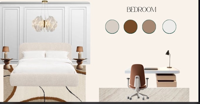 create a modern interior design moodboard for your space