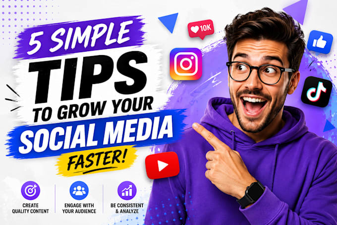 create clickable youtube thumbnails or social media images