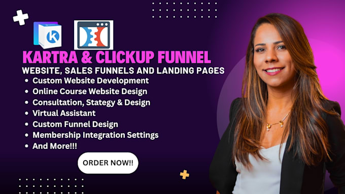 build high converting kartra website design clickfunnel design sales funnel