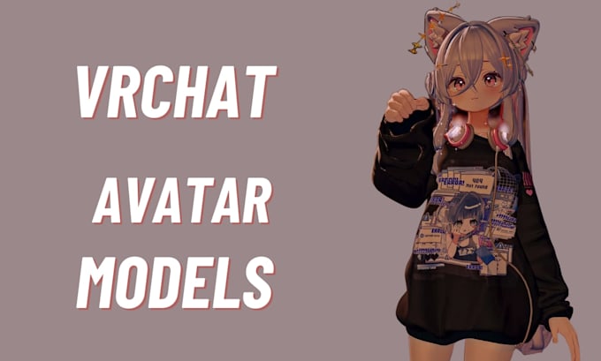 Create custom vr furry anime vrchat avatar vtuber 3d character model ...