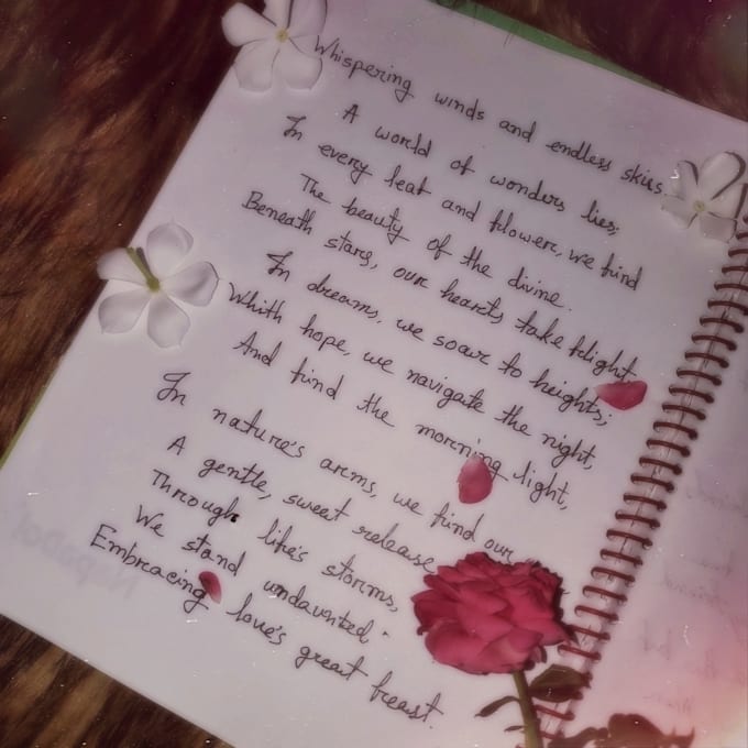 handwrite anything in beautiful cursive or plain writing