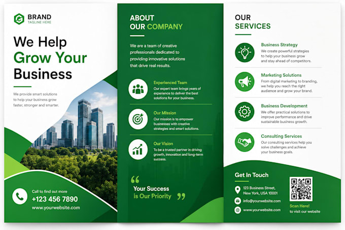 design professional flyer, brochure and pamphlet in canva