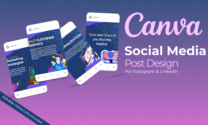 design scroll stopping canva instagram and linkedin posts