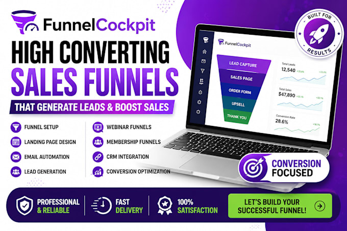 build a high converting funnelcockpit sales funnel