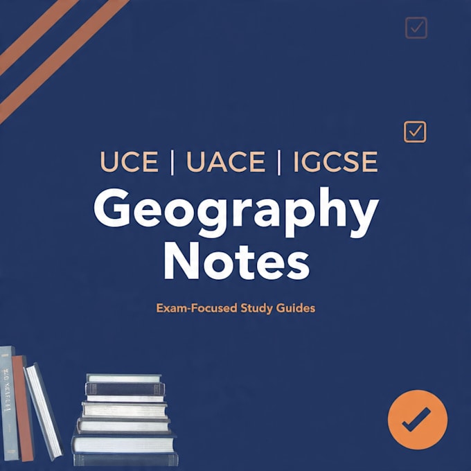 create geography notes and study guides