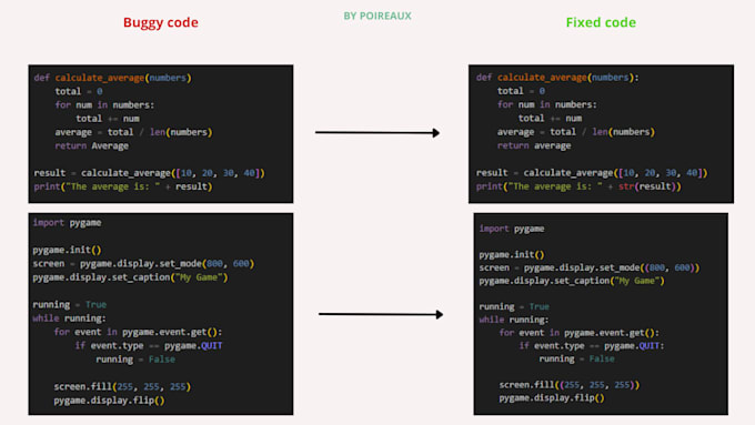 write python scripts, fix bugs, or build pygame projects