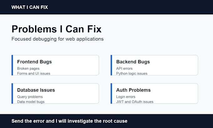 fix bugs in react django python and web apps