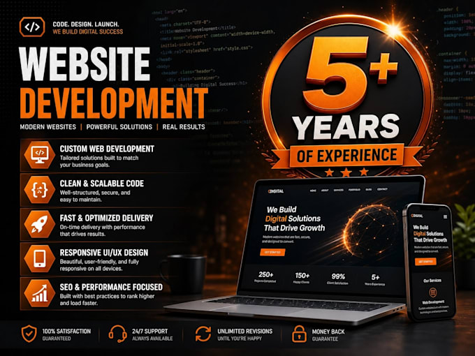 do website development as full stack developer