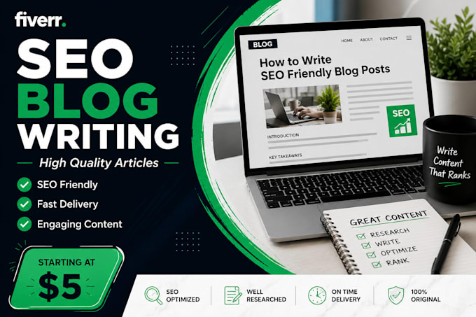 write SEO optimized tech blog posts