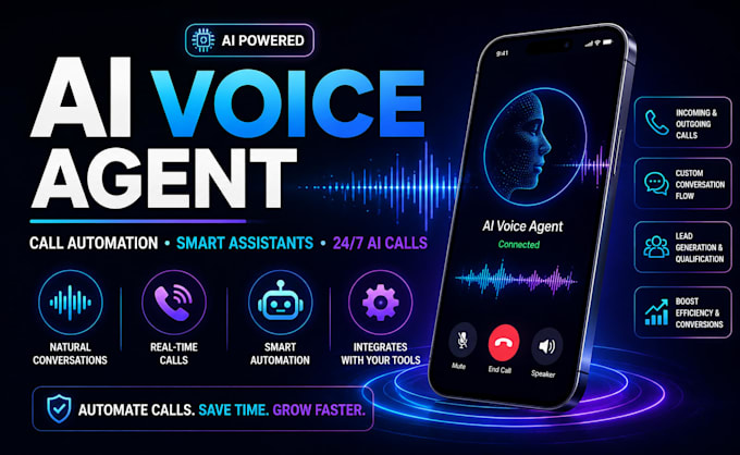 build ai voice agent, vapi, call bot, or conversational ai automation system