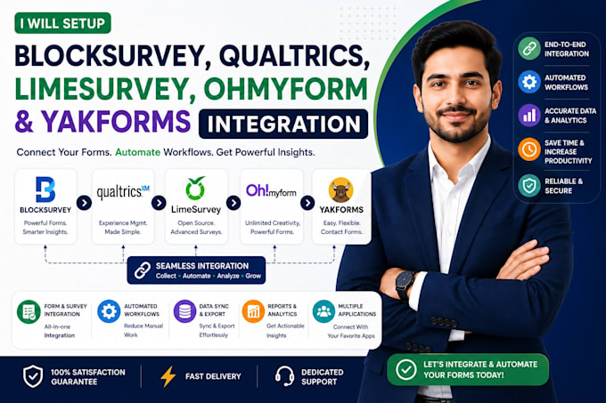 setup blocksurvey qualtrics limesurvey ohmyform yakforms integration