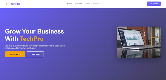 build a professional responsive website using HTML CSS and javascript