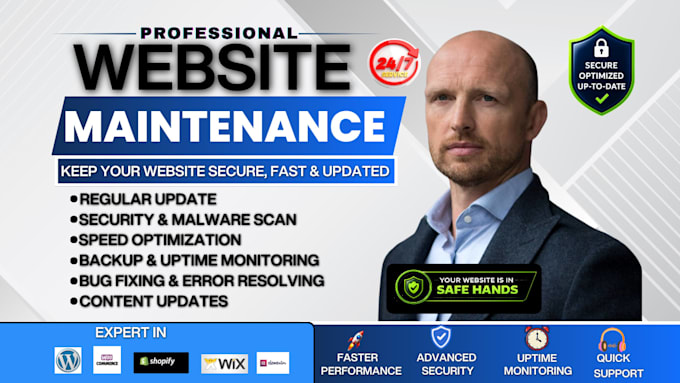 fix wordpress errors bugs issues website maintenance fix wordpress issues update