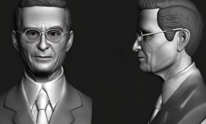 sculpt custom 3d head model 3d face 3d bust model action figure stl 3d printing