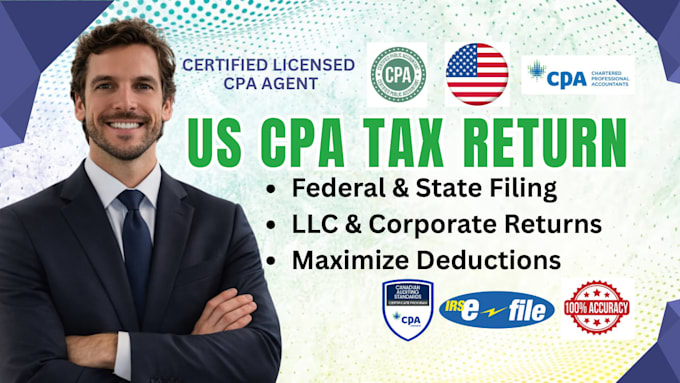 prepare and file US tax return for CPA tax preparation
