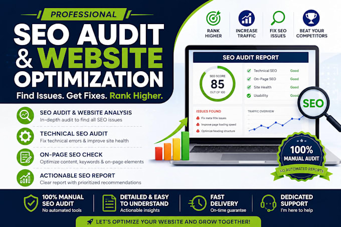 optimize your website SEO with detailed audit and on page fixes