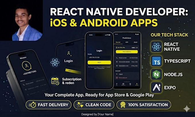 develop android ios apps using react native
