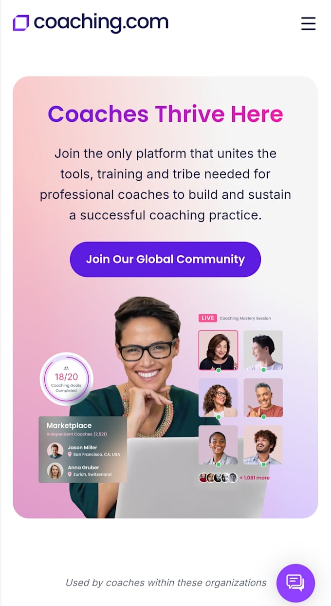 build a professional coaching or consulting website in wordpress