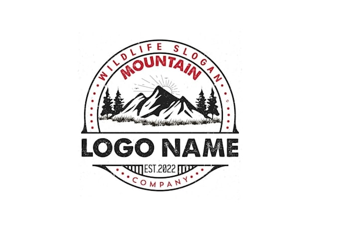 create a professional mountain and outdoor logo design