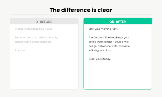 write SEO product descriptions for your online store