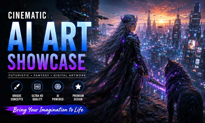 create stunning ai generated art and illustration