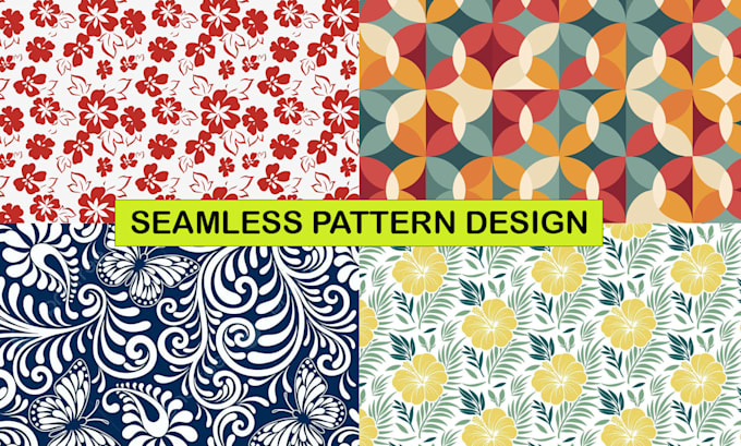 design seamless repeat vector pattern for textile prints