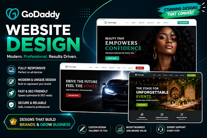 design godaddy magento website redesign godaddy website develop godaddy website
