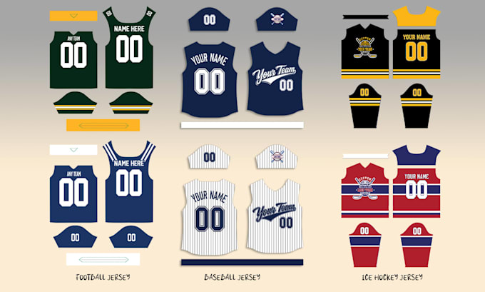create custom pod soccer baseball hockey jersey designs