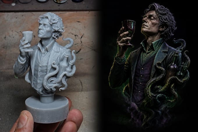 create a custom printable 3d miniature