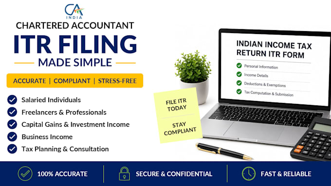 file your indian income tax return professionally