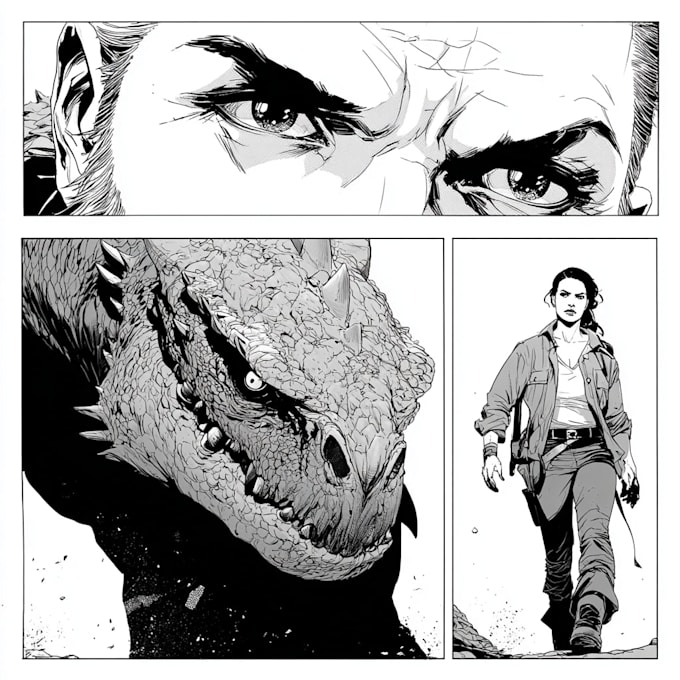 comic book illustration with comic book illustrator