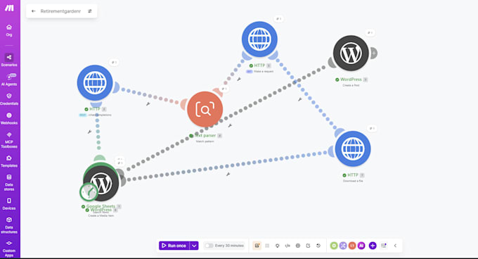 build complex business automations and API integrations using make