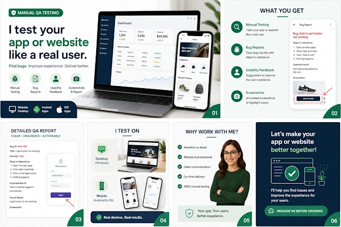 test your app or website and report bugs