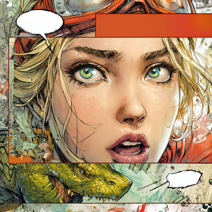 comic book illustration with comic book illustrator