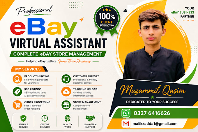 be your professional ebay virtual assistant