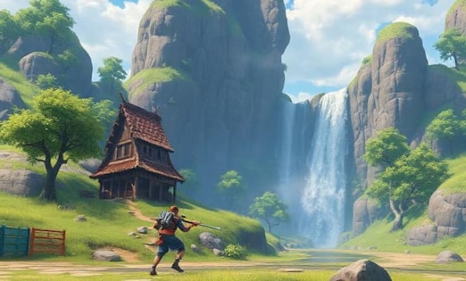 design immersive 3d game environments, level designs, and VR or ar worlds