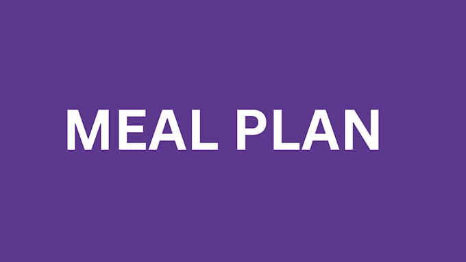 design a custom weekly meal plan and grocery list