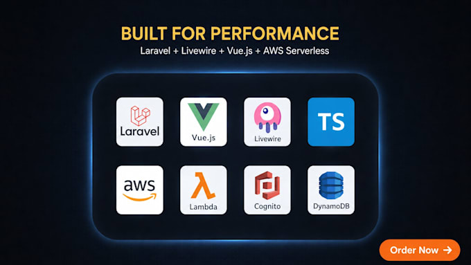 build a custom ecommerce website with laravel vue and aws