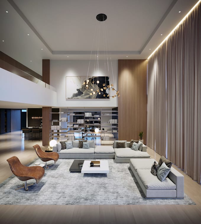 create model 3d render interior, exterior ,3d floorplan