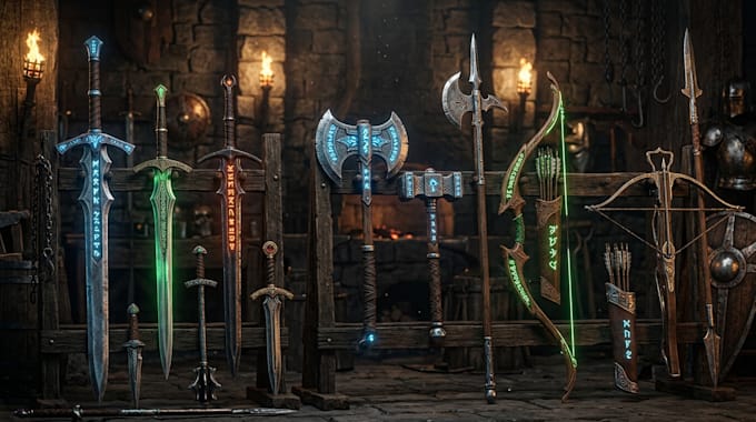 create custom skyrim mods, weapons, game assets, and character models